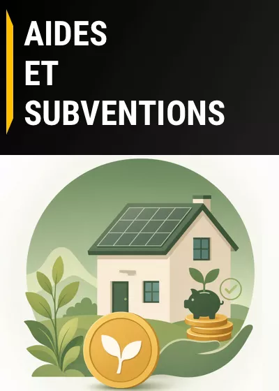 Menu de navigation aides et subvention installation photovoltaïques