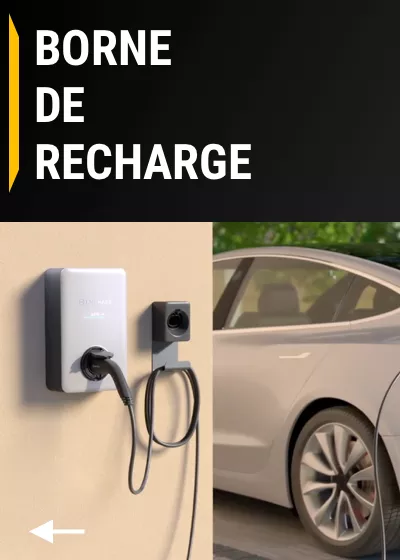 Menu de navigation Borne de recharge pour véhicules électriques