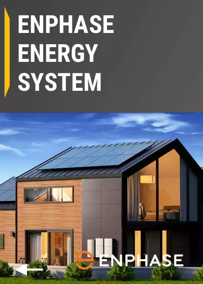 Menu de navigation Enphase Energy System