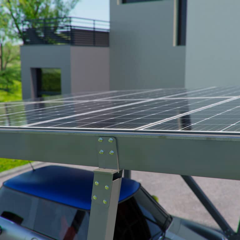 carport photovoltaïque solaire
