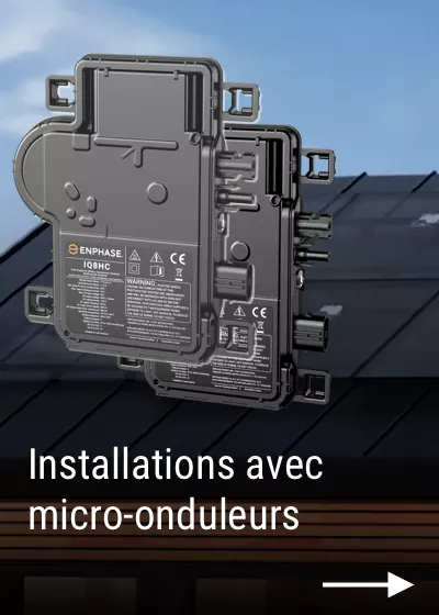 installation avec micro-onduleur