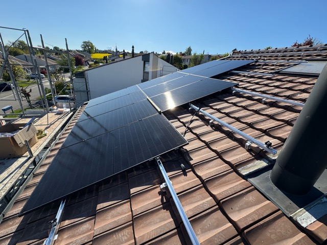 Installation photovoltaïque à Neyruz