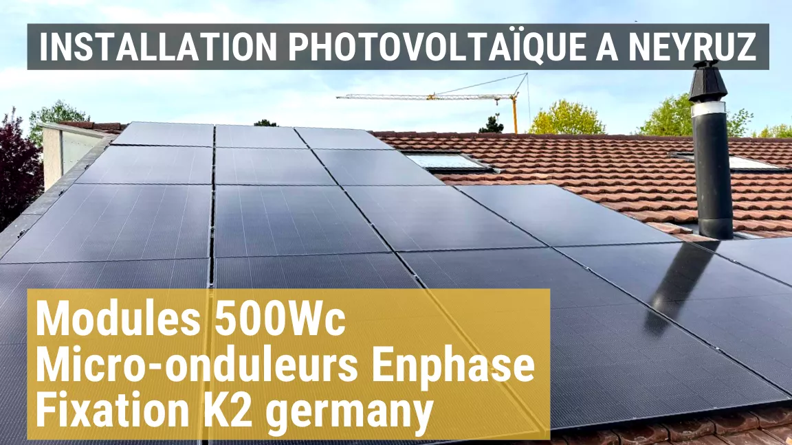 installation solaire à Neyruz